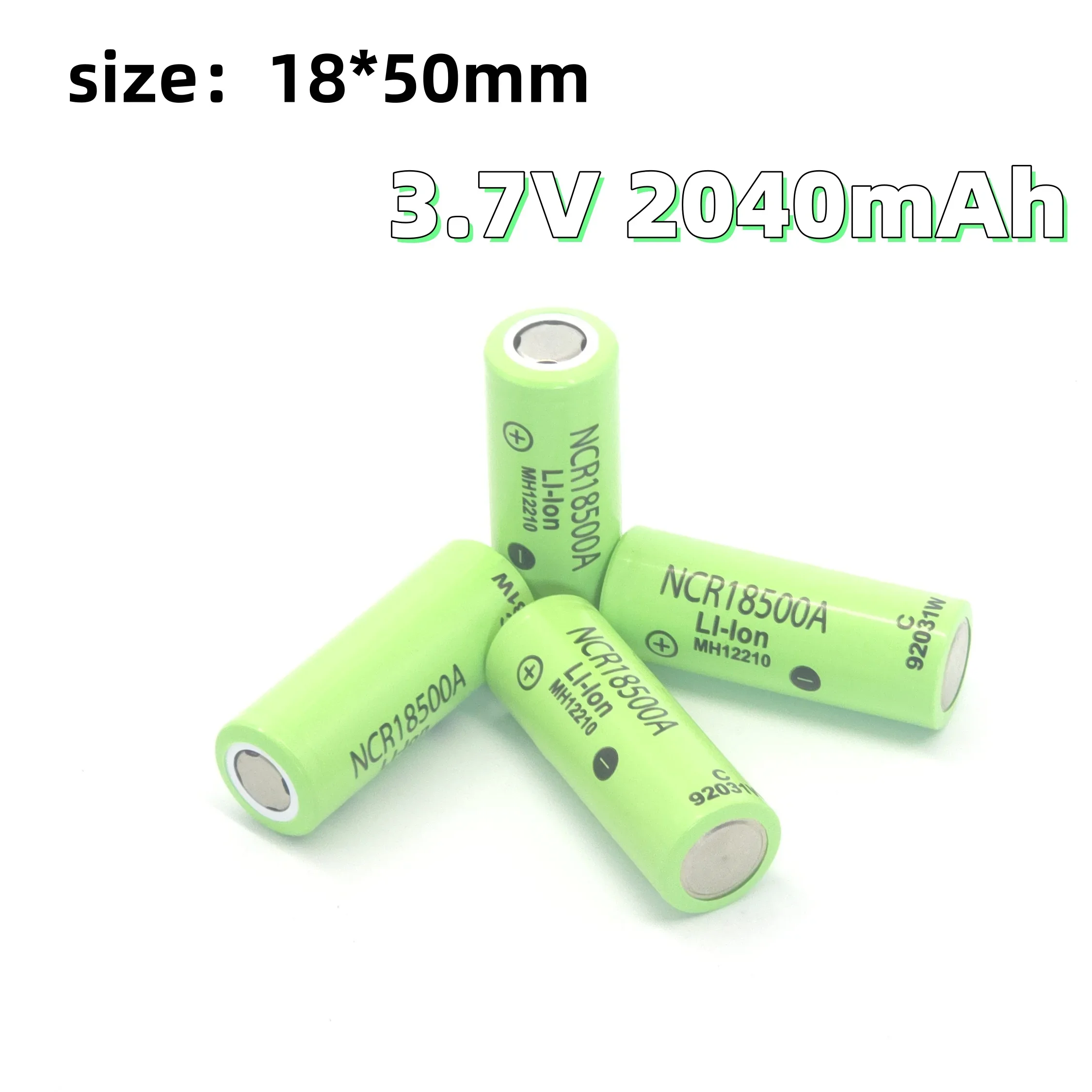 NCR18500A 3.7V 2040mAh Li-ion Battery – High-Capacity Rechargeable Cell for Power Tools, LED Lighting, etc. thumbnail 2