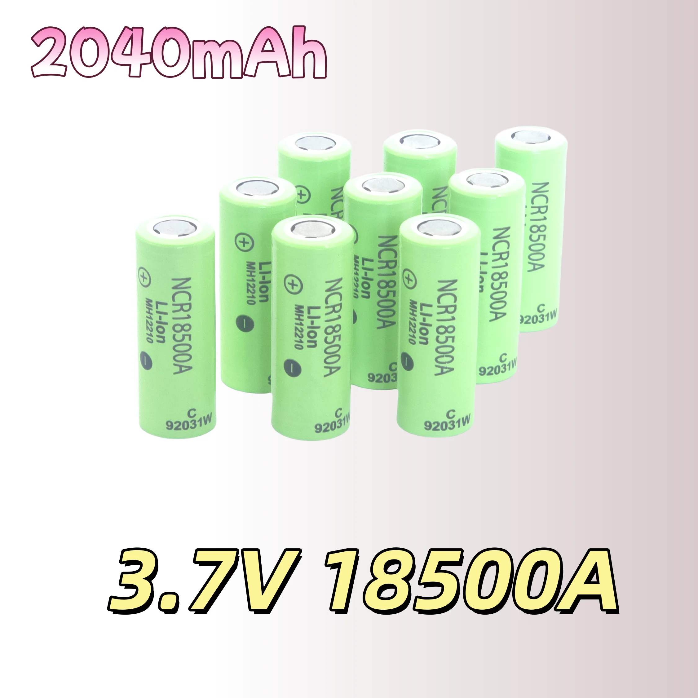 NCR18500A 3.7V 2040mAh Li-ion Battery – High-Capacity Rechargeable Cell for Power Tools, LED Lighting, etc. thumbnail 4