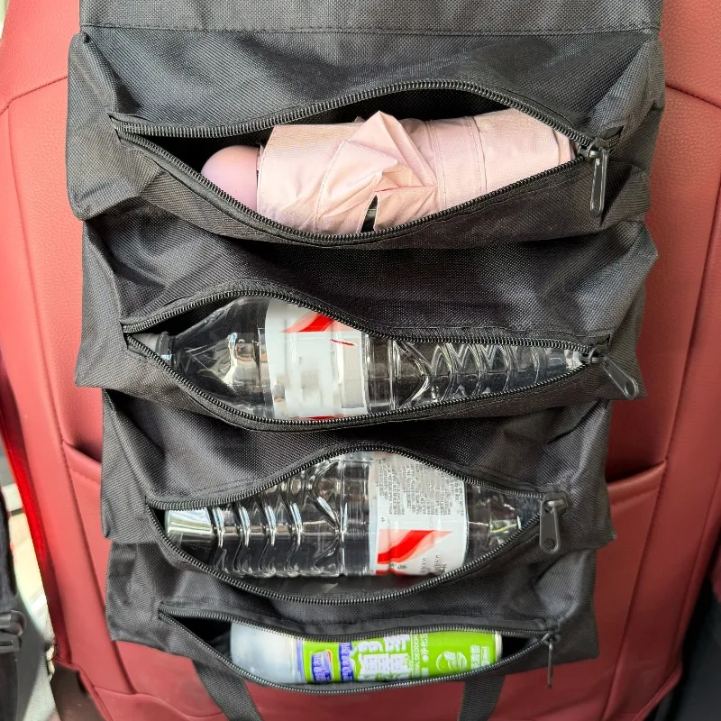 Portable Oxford Cloth Storage Bag Toolkit Car Automotive Motorcycle Canvas Wrench Tool Organizer Bucket Hanging Zipper Camping thumbnail 5