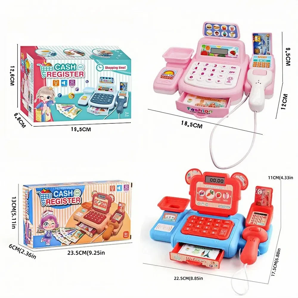 Lighting Supermarket Cash Register Role Play Sound Effects Simulation Cash Register Play House Convenience Store Pretend Play thumbnail 3