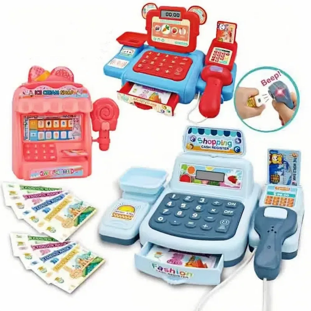 Lighting Supermarket Cash Register Role Play Sound Effects Simulation Cash Register Play House Convenience Store Pretend Play thumbnail 6