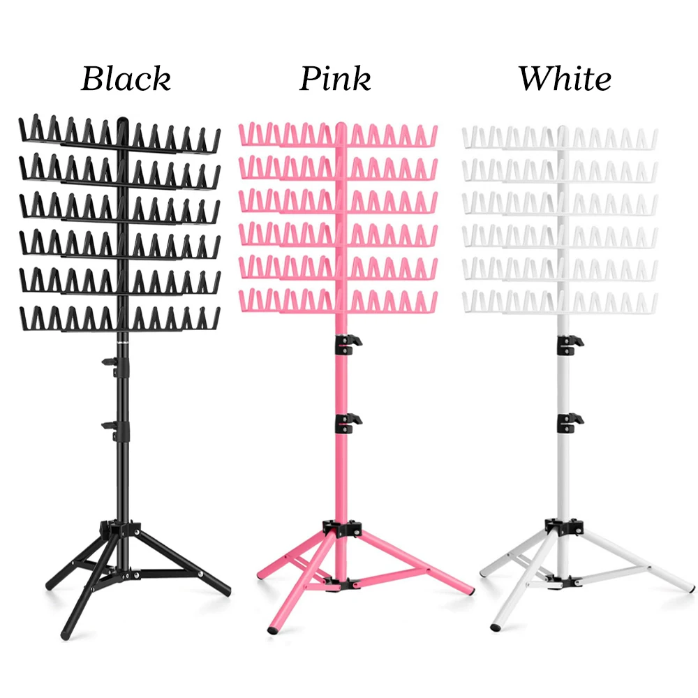 Hair Extension Holder Hanger Stand Braiding Hair Rack Double-Side Extension Display Holder Hair Separator Holder For Salon Home thumbnail 3