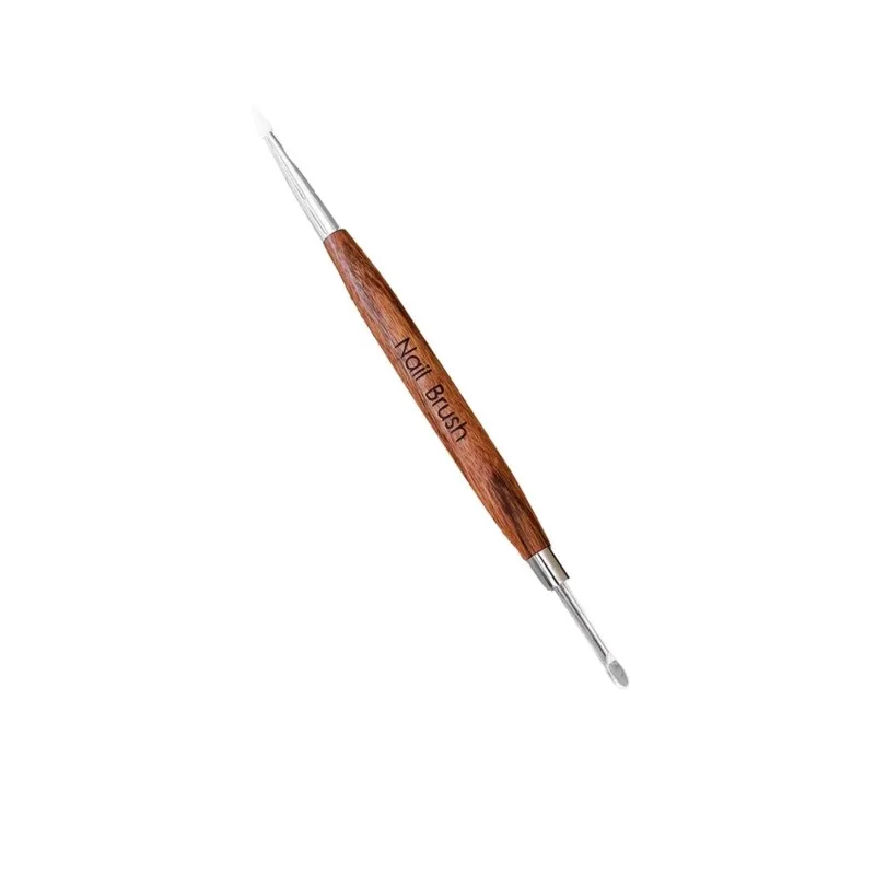 1PCS Double Headed Nail Art Brush Wood Silicone Pen Embossing Painting Mixing Pen DIY Manicure Tool Multifunctional thumbnail 6