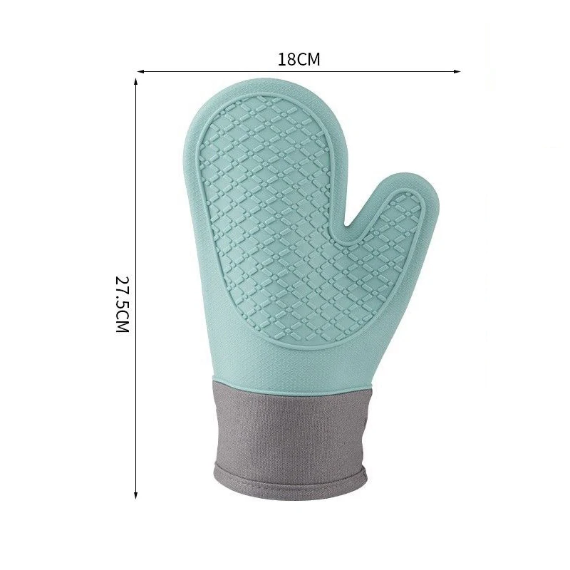 1PC Cute Silicone Kitchen Single Oven Glove Mitts Insulation Heat Resistant Microwave Glove Baking Tools thumbnail 6