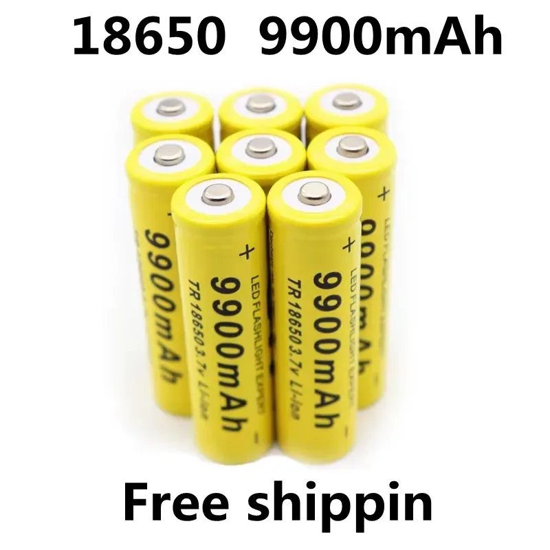 Large capacity 18650 battery 3.7V 9900mAh rechargeable liion battery for Led flashlight Torch batery litio battery thumbnail 2
