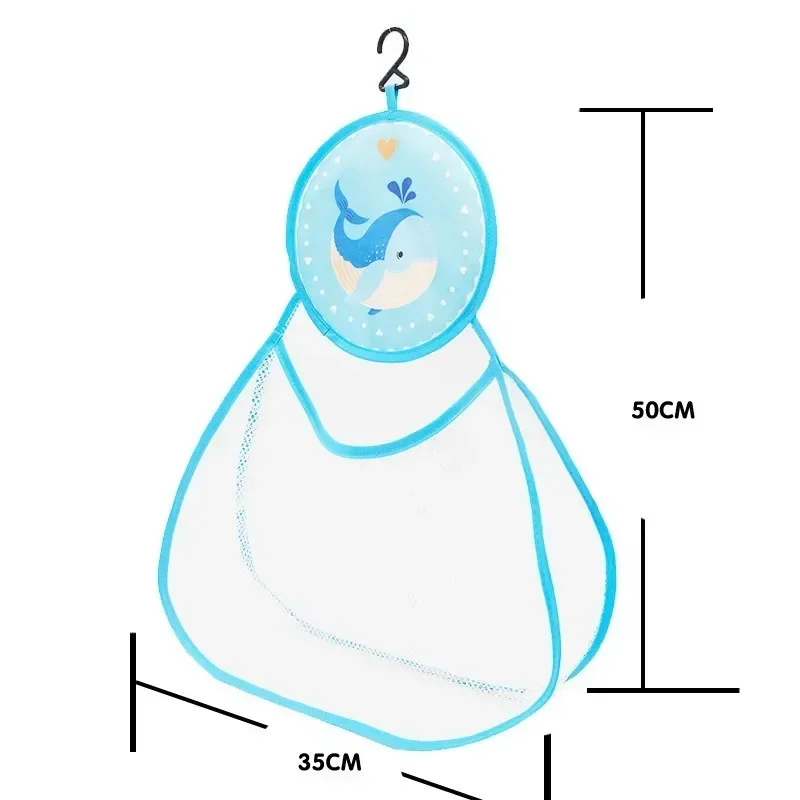 1PCS High-Capacity Mesh Bath Toy Shower Accessory Organizer Bag Waterproof Net Storage for Pool Bath Shower-Durable Space-Saving thumbnail 4