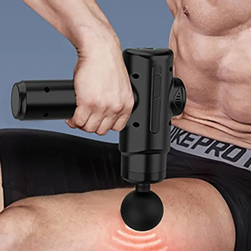 Electric Massage Gun Deep Tissue Facial Massgaer 8 Heads Arms Back Leg Muscle Relaxing For Body Back Arm Sport Fitness thumbnail 4