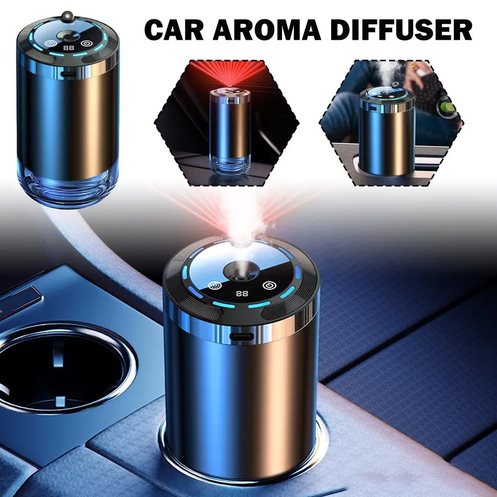 Car Diffuser Humidifier 5 Modes Car Humidifier Aromatherapy Diffusers Car Air Freshener For Car Home Office Bedroom Long thumbnail 2