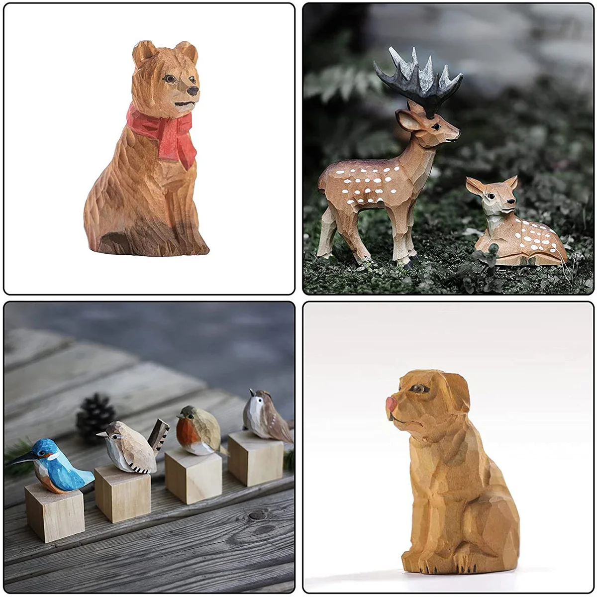 5/6/10/Pcs Basswood Carving Block Natural Cork DIY Wood Crafts Portable Unfinished Wood Block Carving Whittling Art Supplies thumbnail 4