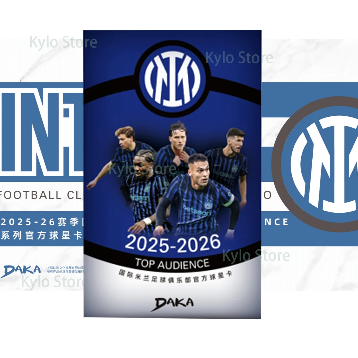 Daka 2025-2026 Trading Cards Top Audience Machester Cuty Juventus Ac Milan Internazionale Milano Football Star Official Box Gift thumbnail 4