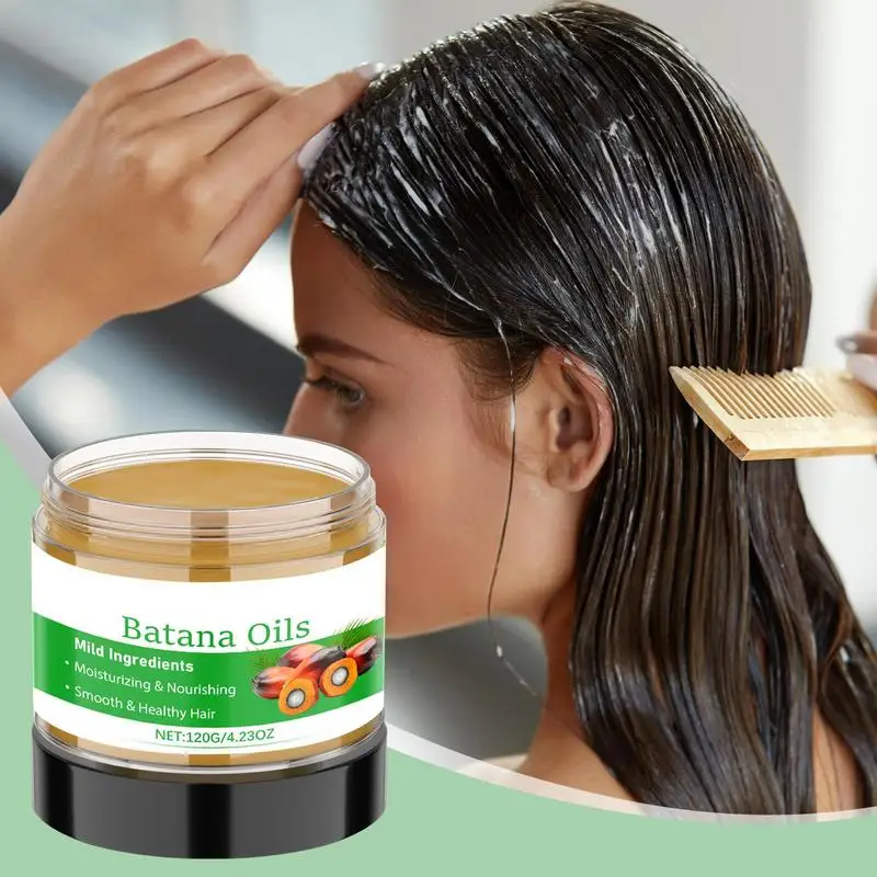 Batan Hair Oil Hair Conditioner Nourishing Moisturizing Repairing Strengthens Roots Smoothing Conditioner Hair Care 120g thumbnail 5