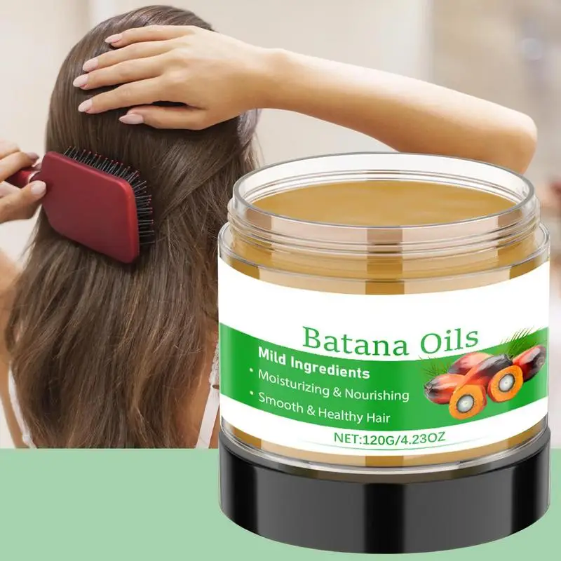 Batan Hair Oil Hair Conditioner Nourishing Moisturizing Repairing Strengthens Roots Smoothing Conditioner Hair Care 120g thumbnail 6