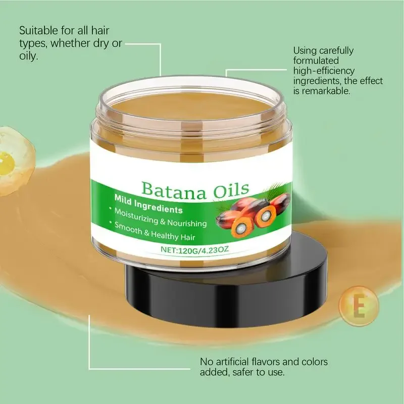 Batan Hair Oil Hair Conditioner Nourishing Moisturizing Repairing Strengthens Roots Smoothing Conditioner Hair Care 120g thumbnail 3