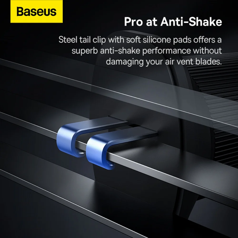Baseus 15W Fast Charging Car Charger Holder Magnetic Car Phone Holder Wireless Charger for iPhone 17 16 15 14 13 Pro Max Samsung thumbnail 6