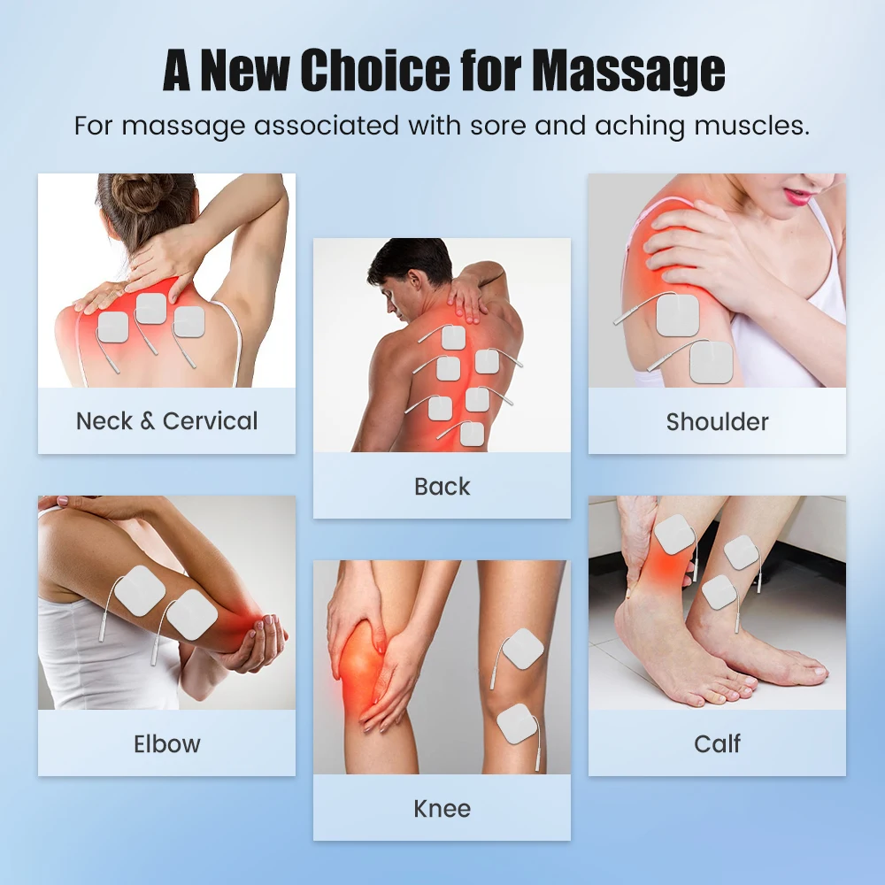 EMS TENS Unit Machine EMS Electric Muscle Therapy Stimulator Physiotherapy Pulse Electric Massage Device Back Body Neck Massager thumbnail 5
