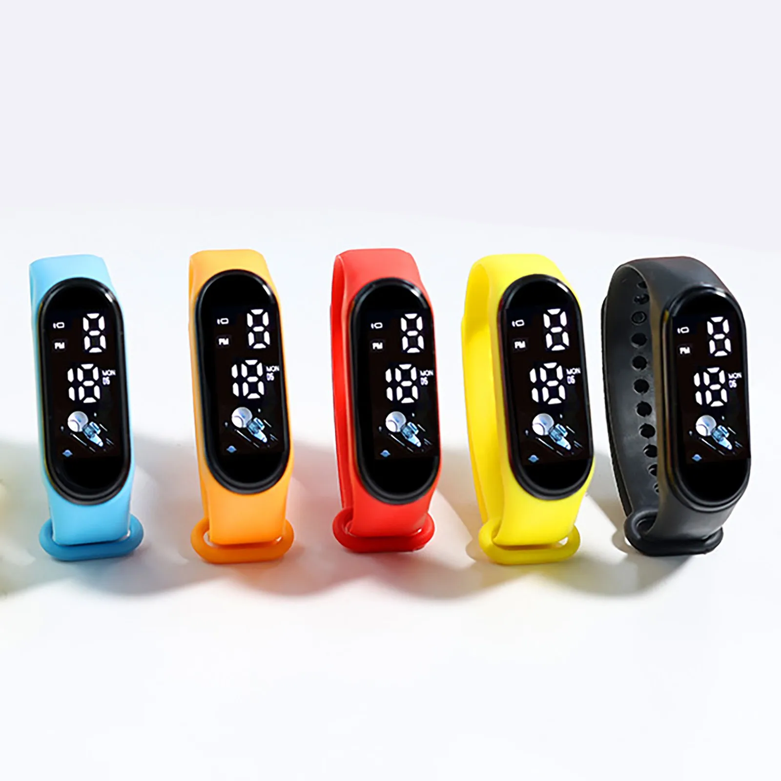 Children'S Smart Sports Watch Outdoor Electronic Fitness Smart Silicone Bracelet Children'S Waterproof Multifunctional Watch thumbnail 4