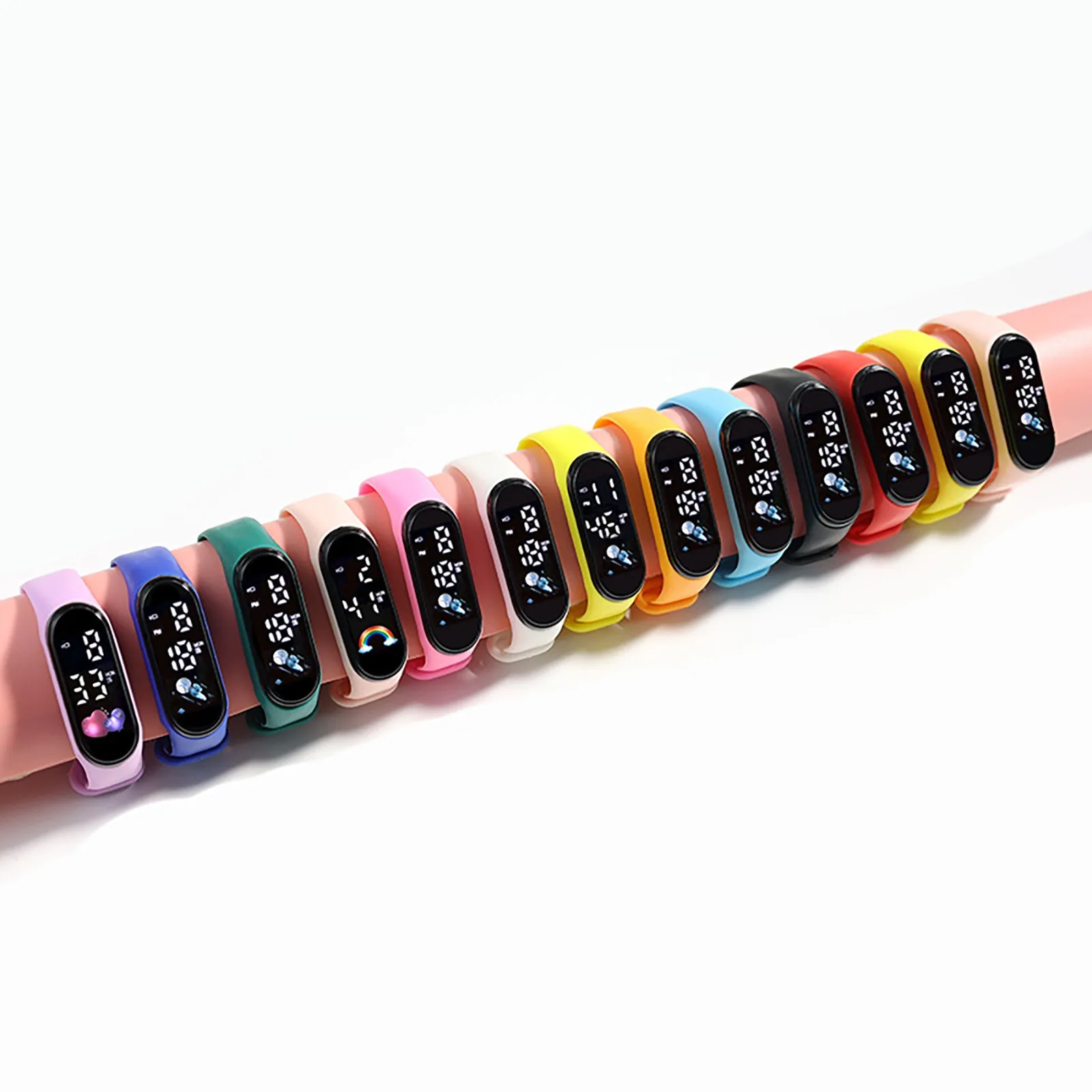 Children'S Smart Sports Watch Outdoor Electronic Fitness Smart Silicone Bracelet Children'S Waterproof Multifunctional Watch thumbnail 5