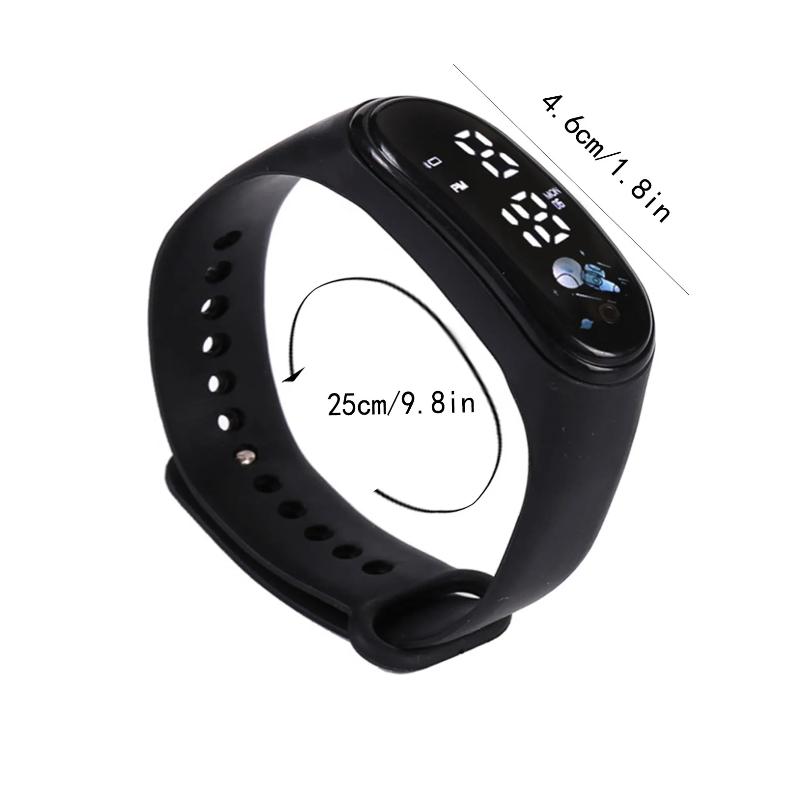 Children'S Smart Sports Watch Outdoor Electronic Fitness Smart Silicone Bracelet Children'S Waterproof Multifunctional Watch thumbnail 6