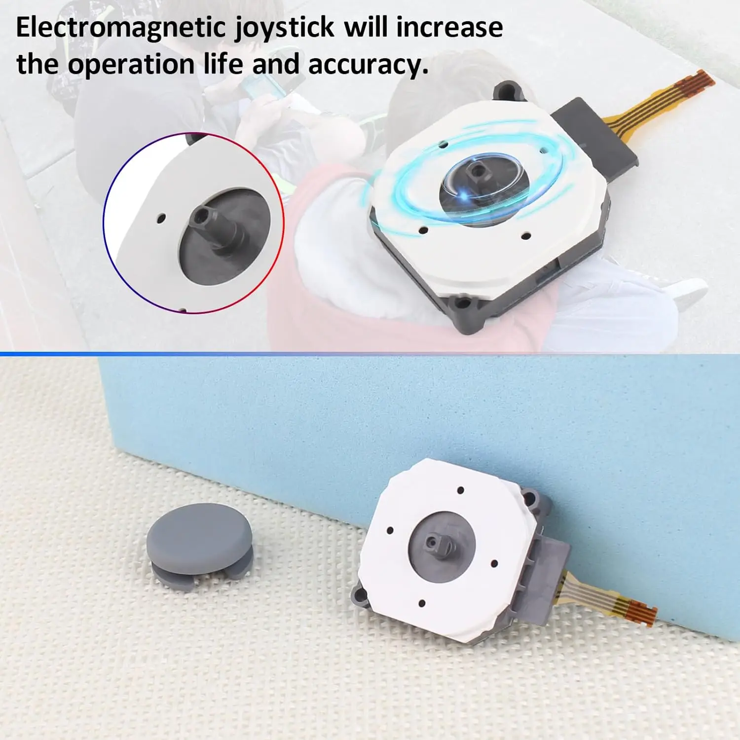 Original 3D Analog Joystick Thumb stick replacement for Nintend New 3DS New 2DS XL 3DS XL for NEW 3DS XL LL 2DS XL LL Console thumbnail 6