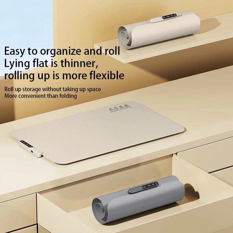 Electric Warming Tray Food Warmer Plate Foldable Portable Smart Food Fast Heating Mat Electric Warming Tray Food Warming Board thumbnail 6