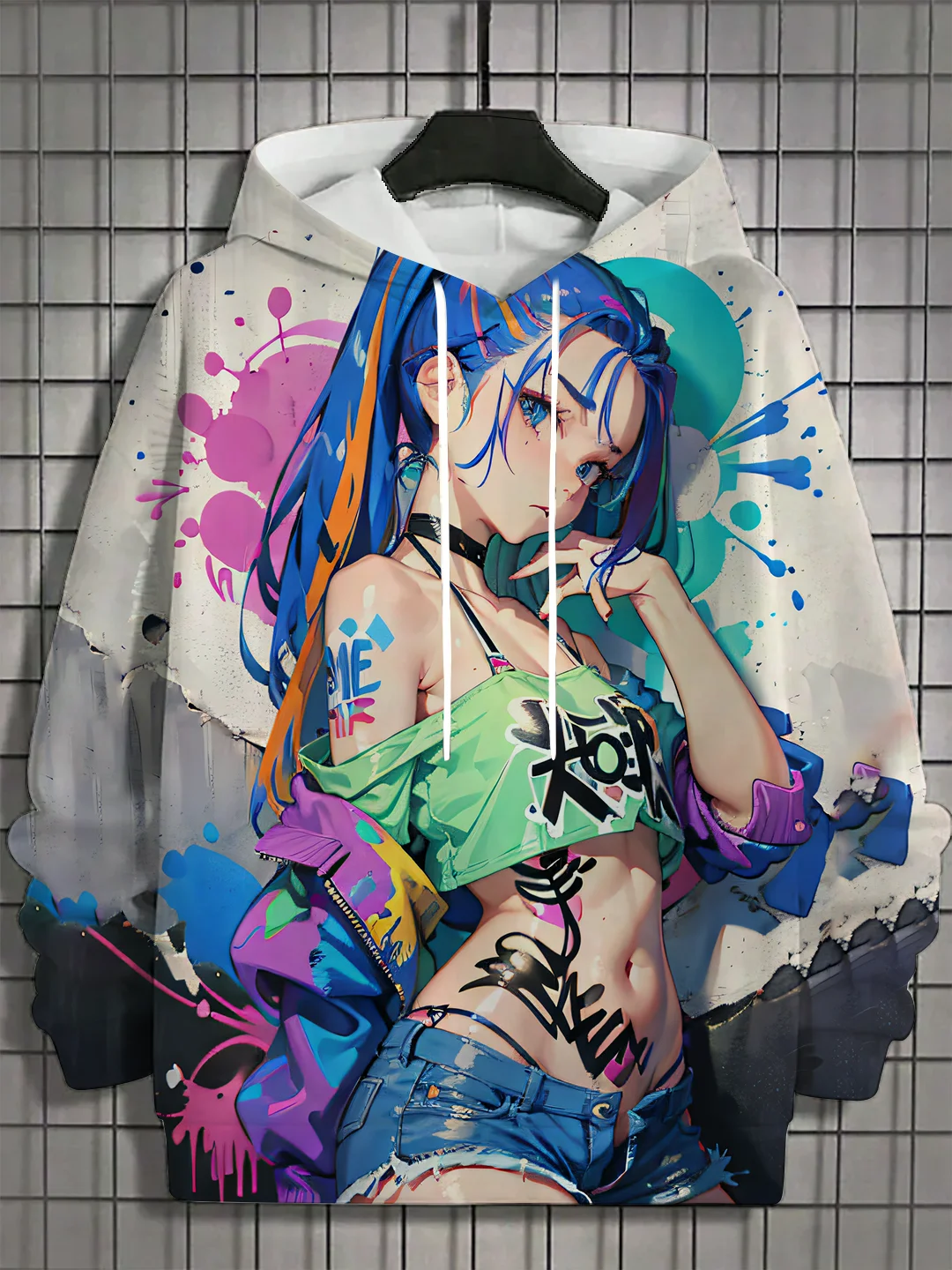 3D Japanese Anime Men's Fashion Printed Hoodies Autumn Designer Hoodies Casual New In Hoodies & Sweatshirts Y2k Mens Clothing thumbnail 2