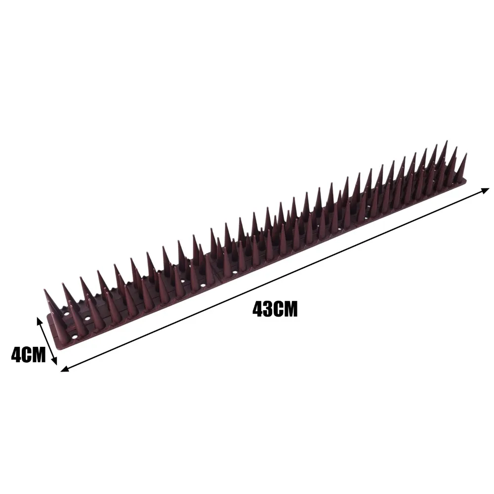 Plastic Anti Bird Spikes Pigeon Deterrent Cat Repellent Pest Control Humane Outdoor Roof Fence Ledge Guard Garden Protection thumbnail 6