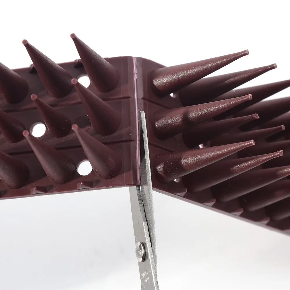 Plastic Anti Bird Spikes Pigeon Deterrent Cat Repellent Pest Control Humane Outdoor Roof Fence Ledge Guard Garden Protection thumbnail 3