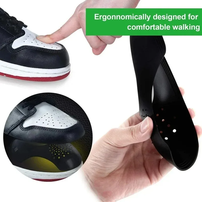 1 Pair Crease Protector Shoe Anti Crease Bending Crack Toe Cap Support Shoe Stretcher Lightweight Keeping Shield Sneakers thumbnail 5