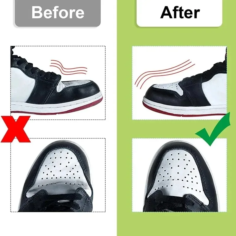 1 Pair Crease Protector Shoe Anti Crease Bending Crack Toe Cap Support Shoe Stretcher Lightweight Keeping Shield Sneakers thumbnail 6