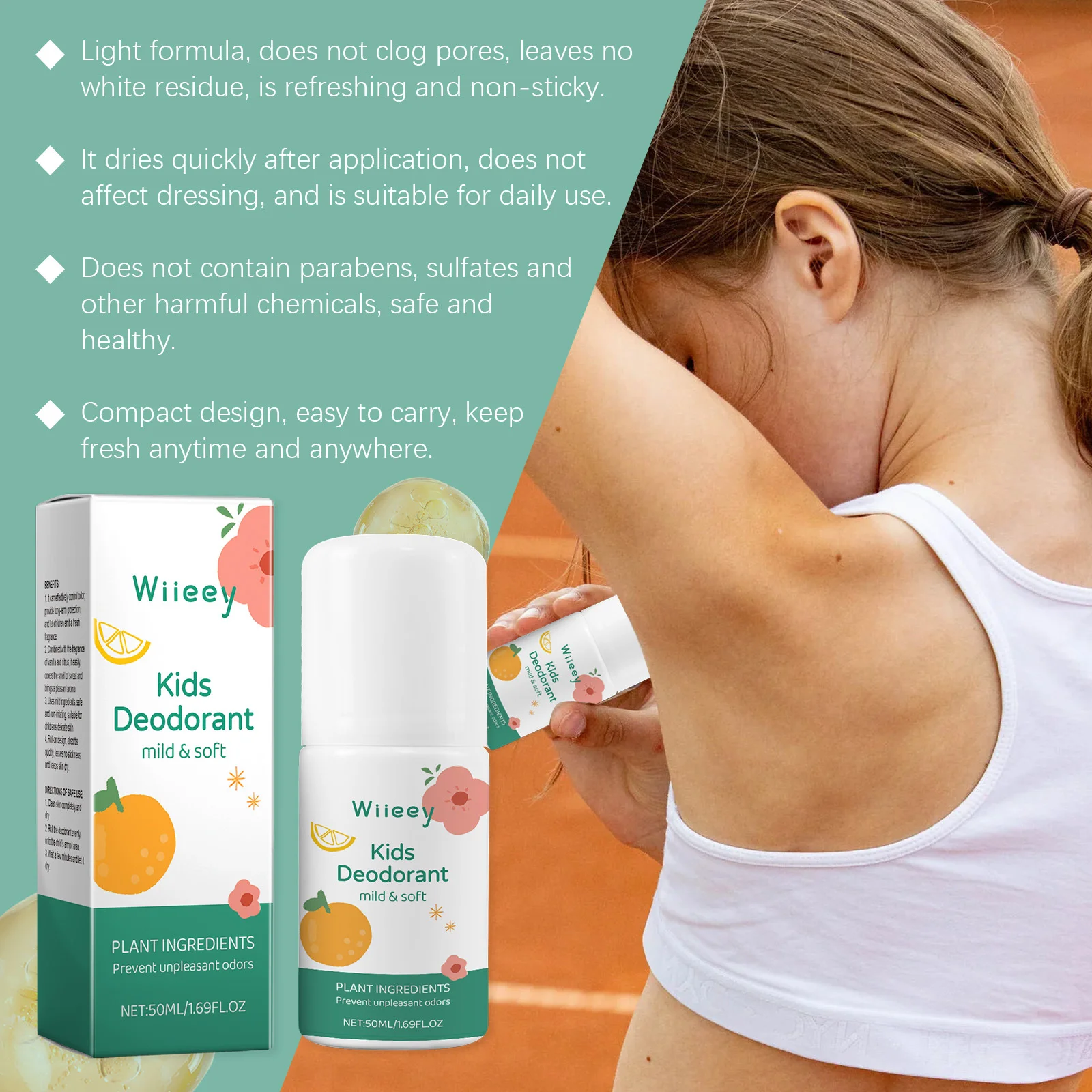 Underarm Deodorant Stick Eliminate Sweat Odor Fresh Aroma Deep Moisturizing Mild Non-irritating Refreshing Antiperspirant Cream thumbnail 3