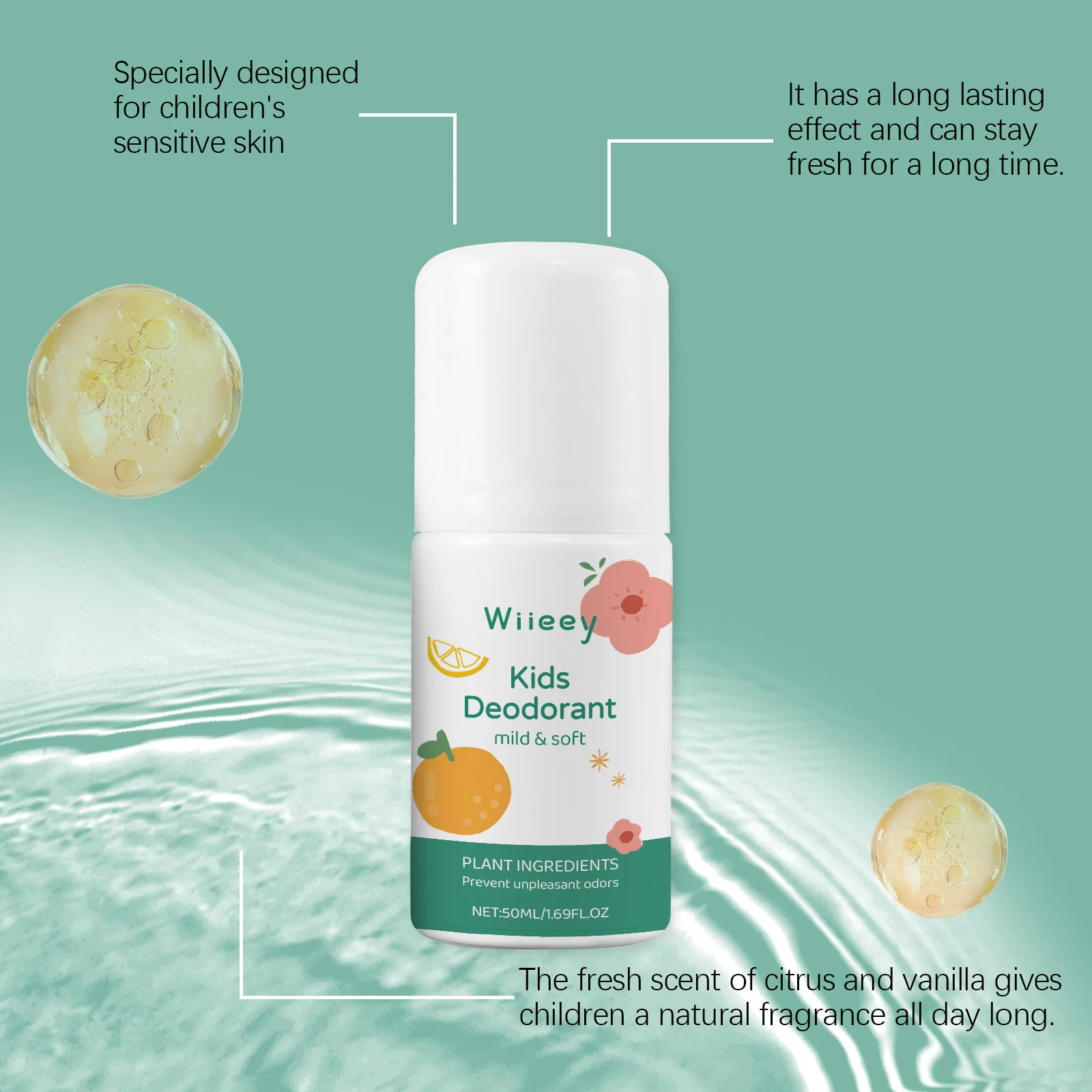 Underarm Deodorant Stick Eliminate Sweat Odor Fresh Aroma Deep Moisturizing Mild Non-irritating Refreshing Antiperspirant Cream thumbnail 4