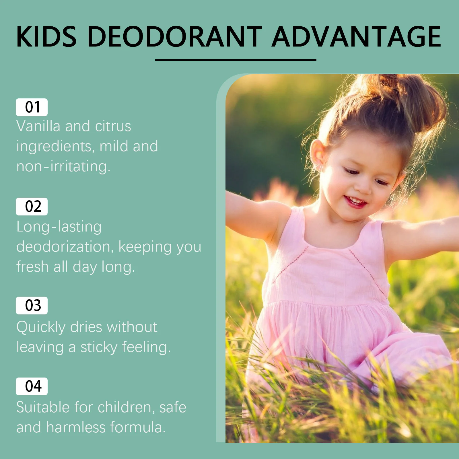 Underarm Deodorant Stick Eliminate Sweat Odor Fresh Aroma Deep Moisturizing Mild Non-irritating Refreshing Antiperspirant Cream thumbnail 2