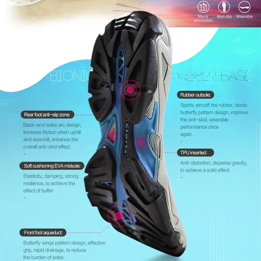 Men's Lightweight Sport Sandal Summer Breathable Leather Lining Slip-On Closed Trail Outdoor Fisherman Hiking Water Shoe thumbnail 4