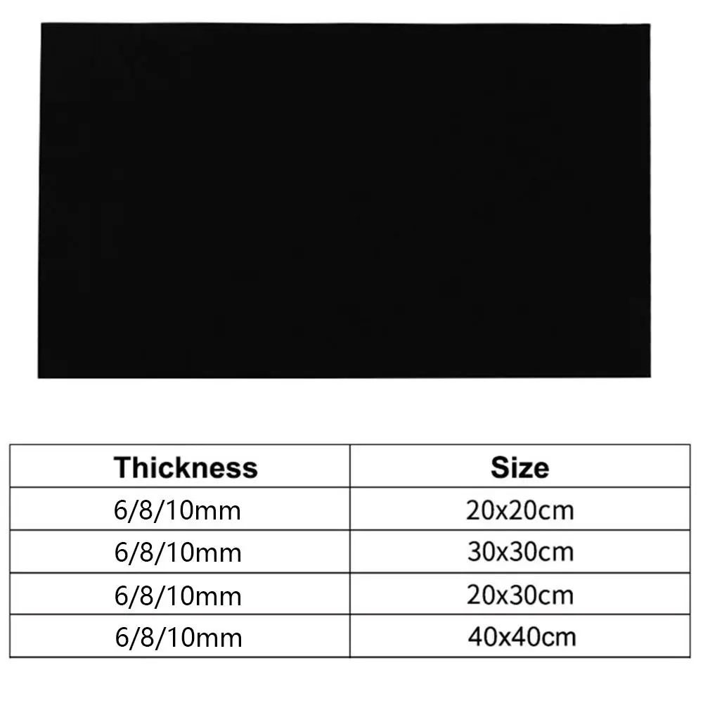 Black Carbon Fiber Felt Fireproof Felt Welding Protective Blanket Flame-retardant High-temperature Resistant Torch Shield Mat thumbnail 6