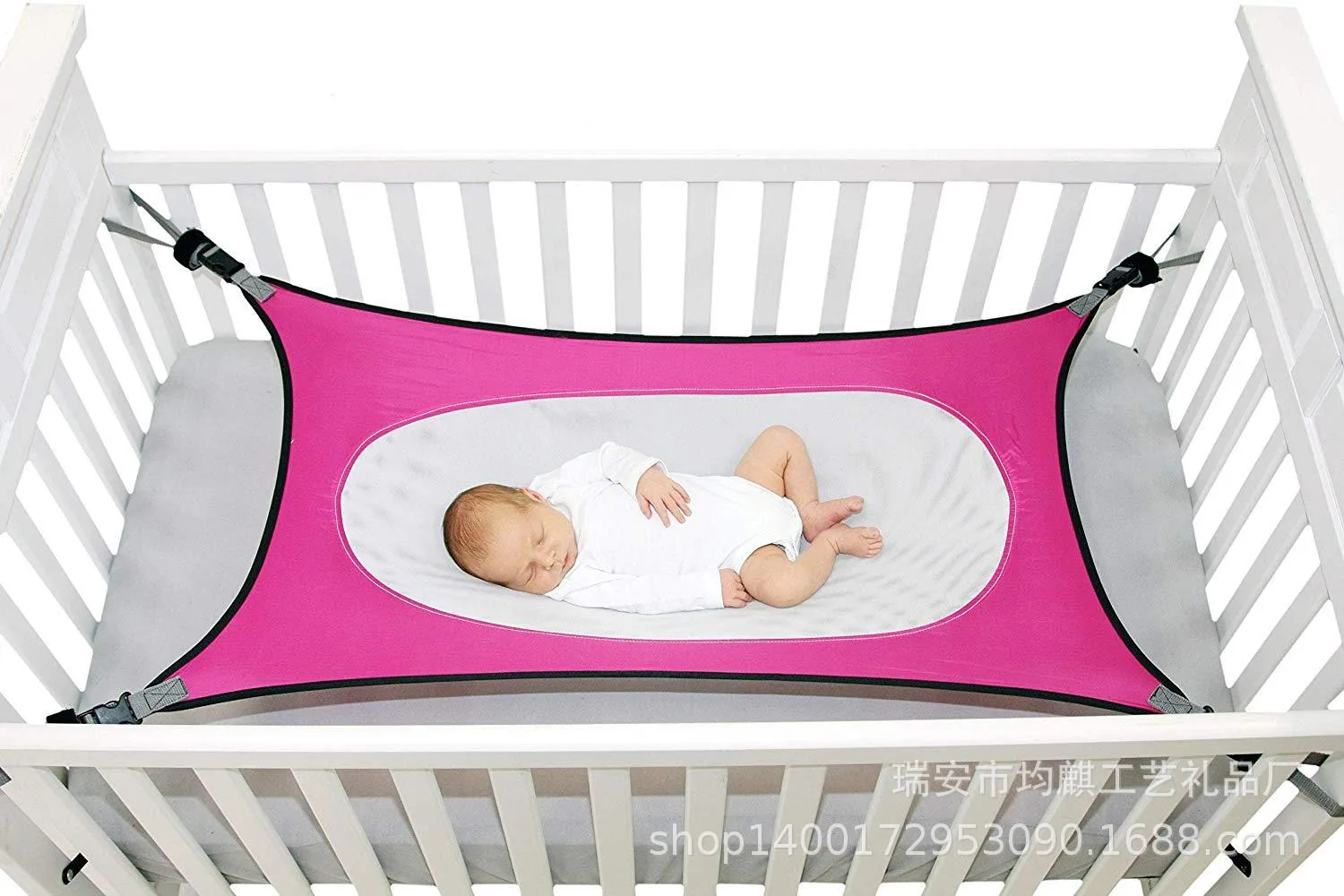 Baby Hammock Removable Breathable Baby Sleep Hammock European American Family Baby Crib Newborn Baby Hammock Swing bed thumbnail 2