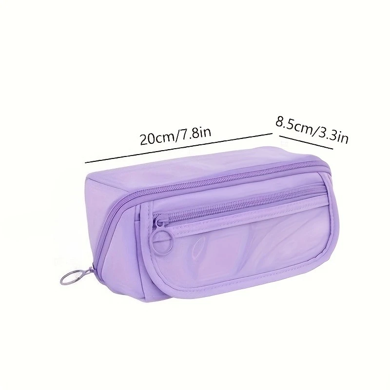 Large-capacity Pencil Case, Multi-functional Desktop Finishing Storage Stationery Box, Suitable for Boys Girls for Study Work thumbnail 5