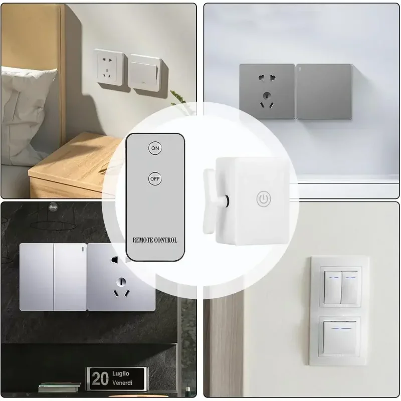 Wiring-Free Wireless Remote Control Turn Off/on Tool Automatic Button Pusher Lazy Remote Control Light Off Switchs Button thumbnail 3