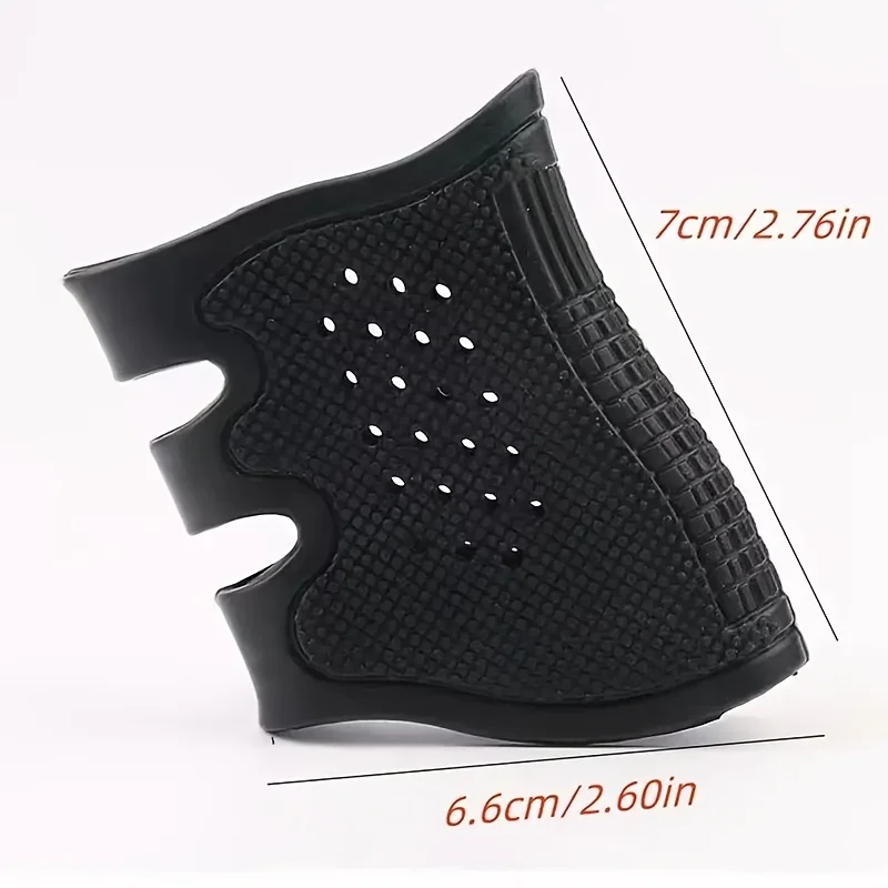Tactical Pistol Rubber Grip Anti Slip Glove for Gl*ck G17/19/20/21/22/23/31/32 Reduce Recoil Grip Glove Hunting Accessories thumbnail 5