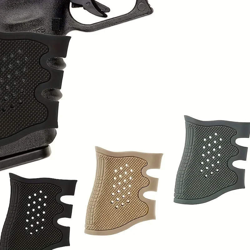 Tactical Pistol Rubber Grip Anti Slip Glove for Gl*ck G17/19/20/21/22/23/31/32 Reduce Recoil Grip Glove Hunting Accessories thumbnail 3