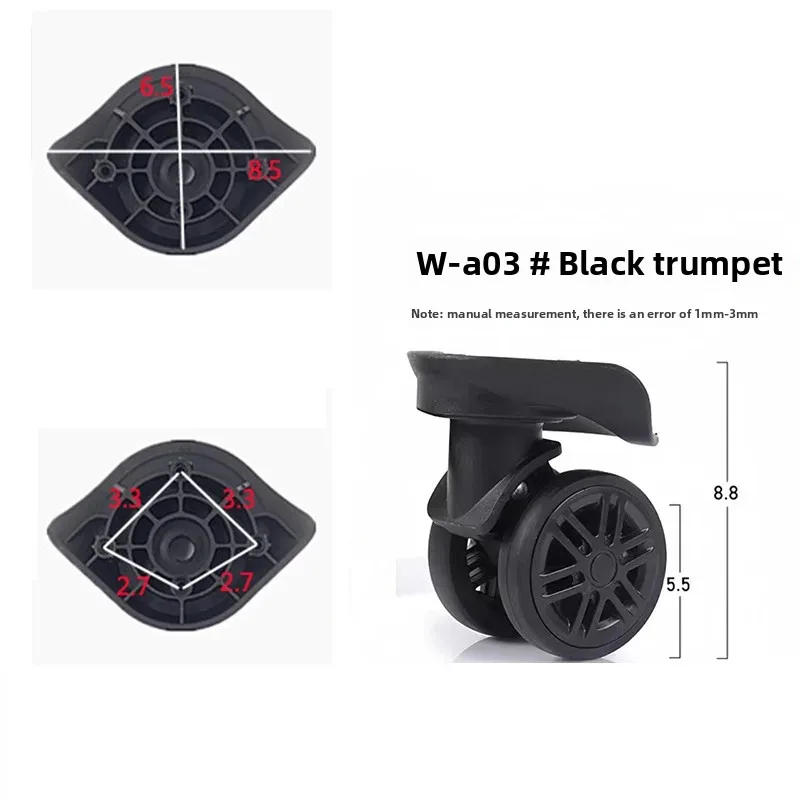Luggage Replacement Wheels Travel Suitcase Casters Bag Wheels Suitcase Repair Casters Luggage Rolling Wheels Suitcase Feet thumbnail 2