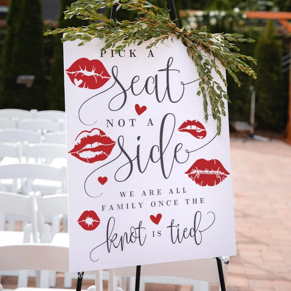Lip Stencil Kiss Lips DIY Stencil 11.8×11.8inch Large Love Lips Lipstick Mouth with Paint Brush Reusable Woman Lip Print thumbnail 6