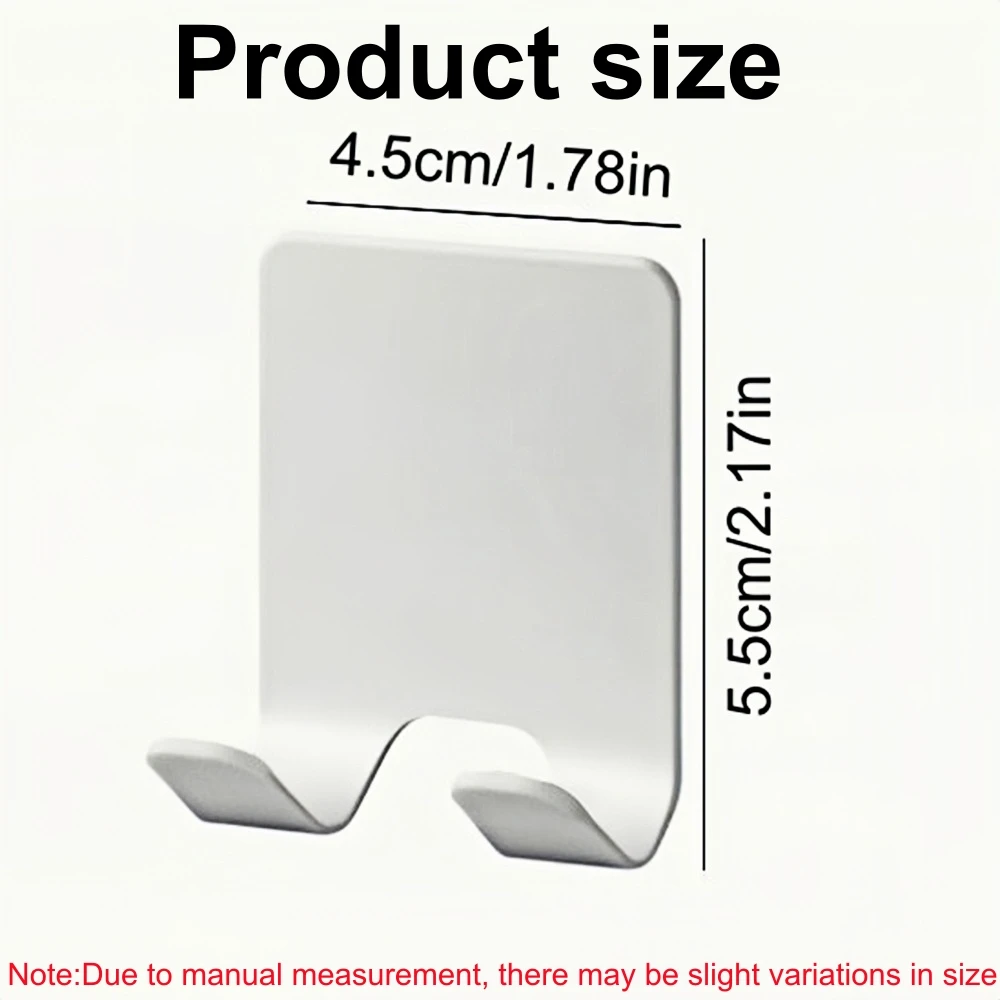 Adhesive Razor Holder Wall Mounted Bathroom Plastic Hook Punch Free Razor Rack Multi-Function Bathroom Kitchen Accessories Hooks thumbnail 6