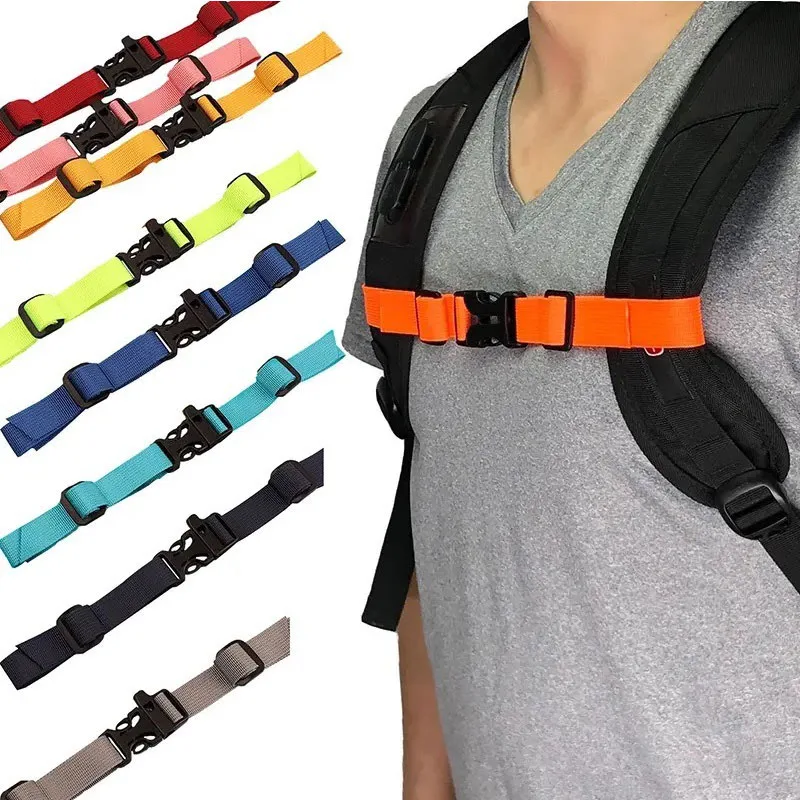 Backpack Chest Bag Strap Harness Outdoor Tactical Bags Straps  Adjustable Shoulder Strap for Bag Accessories for Backpack BDK02