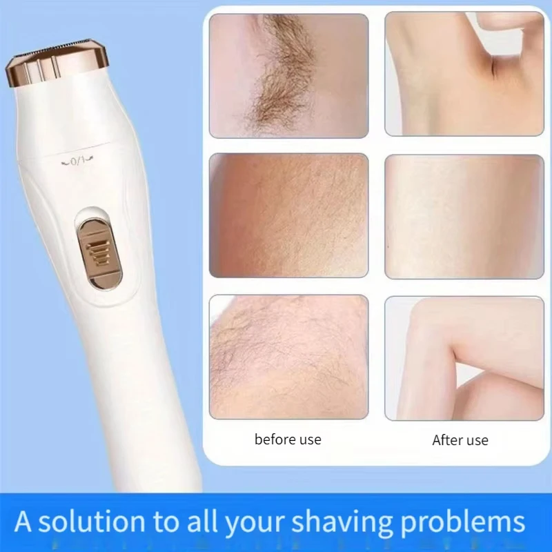 Electric Epilator For Women Shaver Lady Shaver Body Hair Trimmer Armpit Bikini Arm Leg Face Portable Painless Depilator thumbnail 5