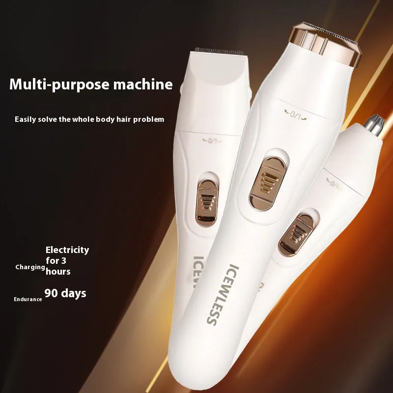 Electric Epilator For Women Shaver Lady Shaver Body Hair Trimmer Armpit Bikini Arm Leg Face Portable Painless Depilator thumbnail 6