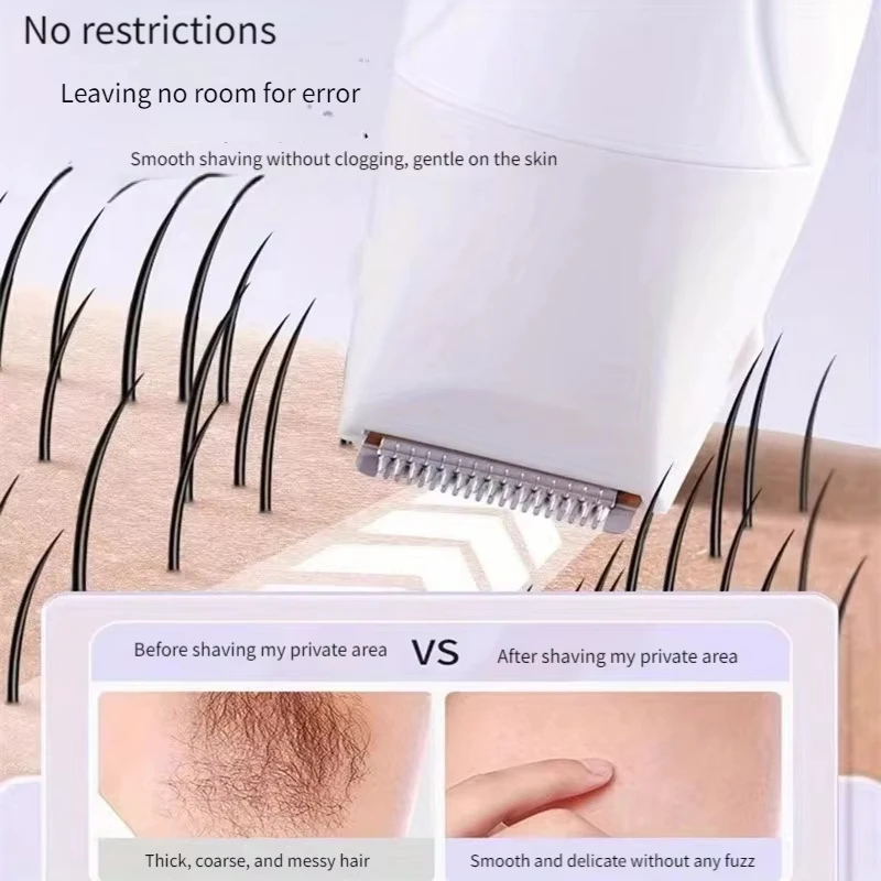 Electric Epilator For Women Shaver Lady Shaver Body Hair Trimmer Armpit Bikini Arm Leg Face Portable Painless Depilator thumbnail 3