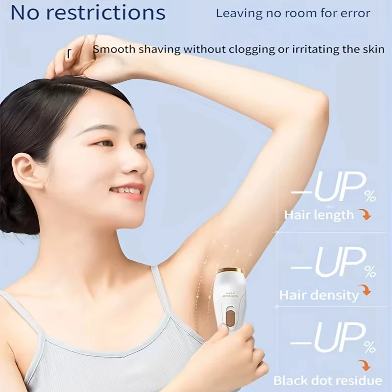 Electric Epilator For Women Shaver Lady Shaver Body Hair Trimmer Armpit Bikini Arm Leg Face Portable Painless Depilator thumbnail 4