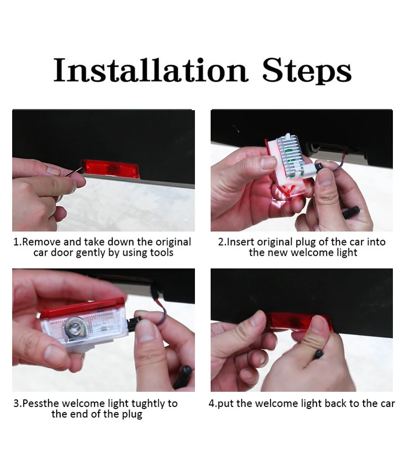 For S-Class W220 SL-Class R230 CL-Class W215 LED Car Courtesy Door Logo Welcome Light Projector Laser Ghost Shadow Lamp thumbnail 3