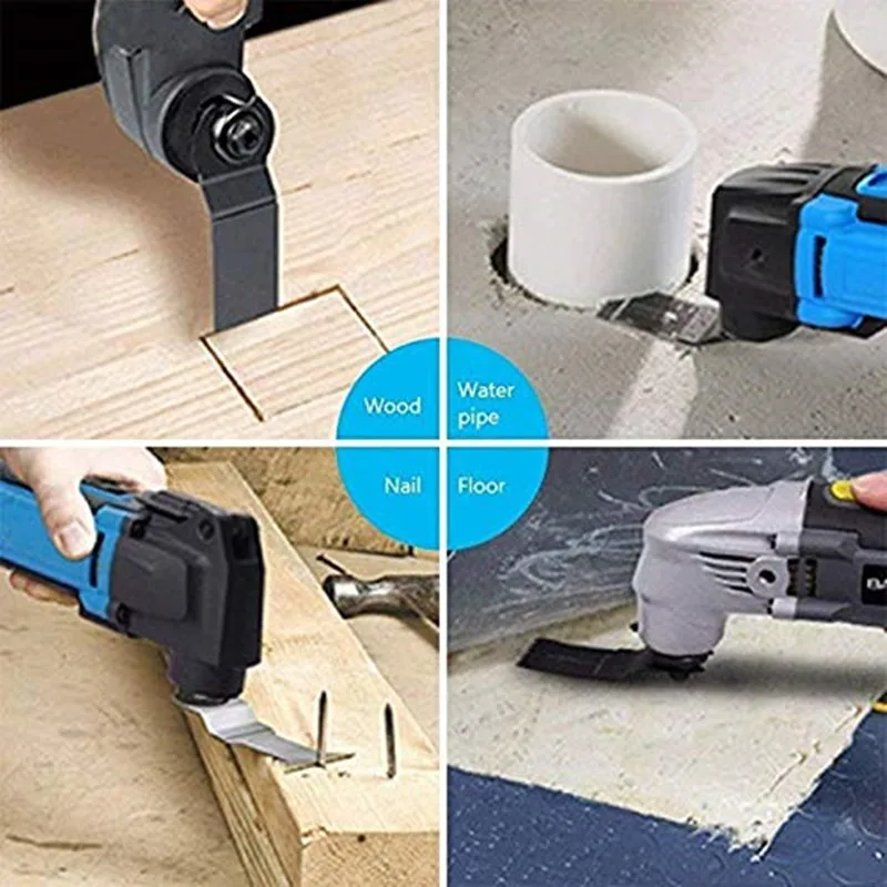 Quick Release Electric Tool Saw Blades Oscillating Multi Tool Accessories 34mm Vibration Saw Blades thumbnail 5