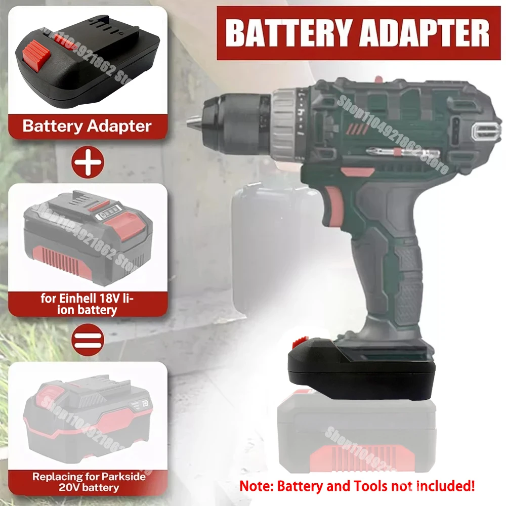 Power Tool Adapter Converter for Einhell for Ozito 4511396 18V Lithium Battery for Parkside for XTeam 20V Electric Power Tools thumbnail 2